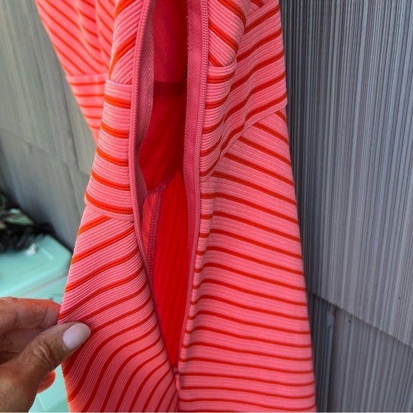 Adrianna Papell Chevron Striped Sleeveless Dress XL - Picture 6 of 11